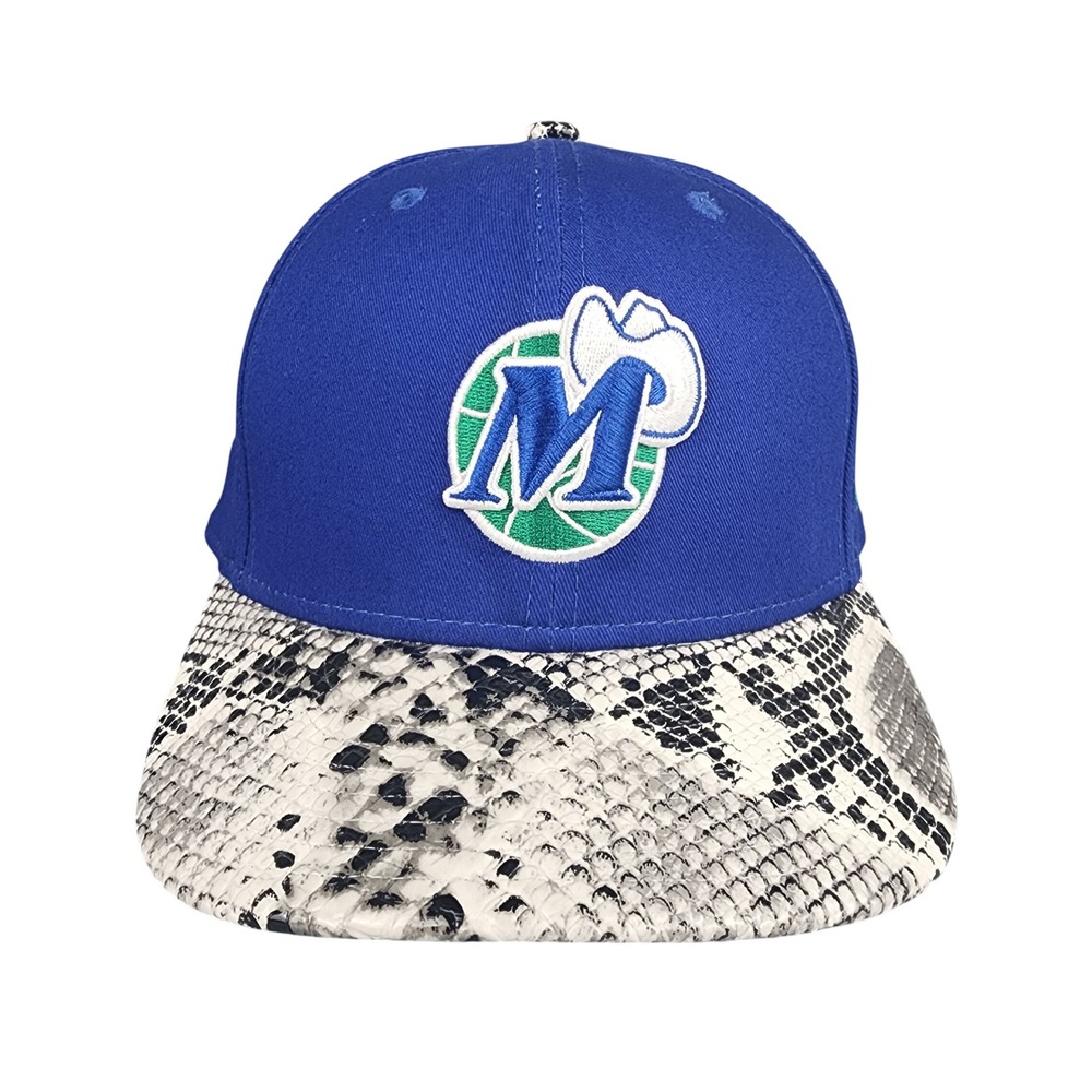 Dallas Mavericks New Era 9FIFTY Snapback Hardwood Classics Snakeskin Brim NBA